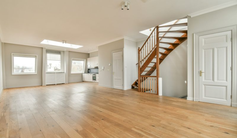 Empty room with window and radiator